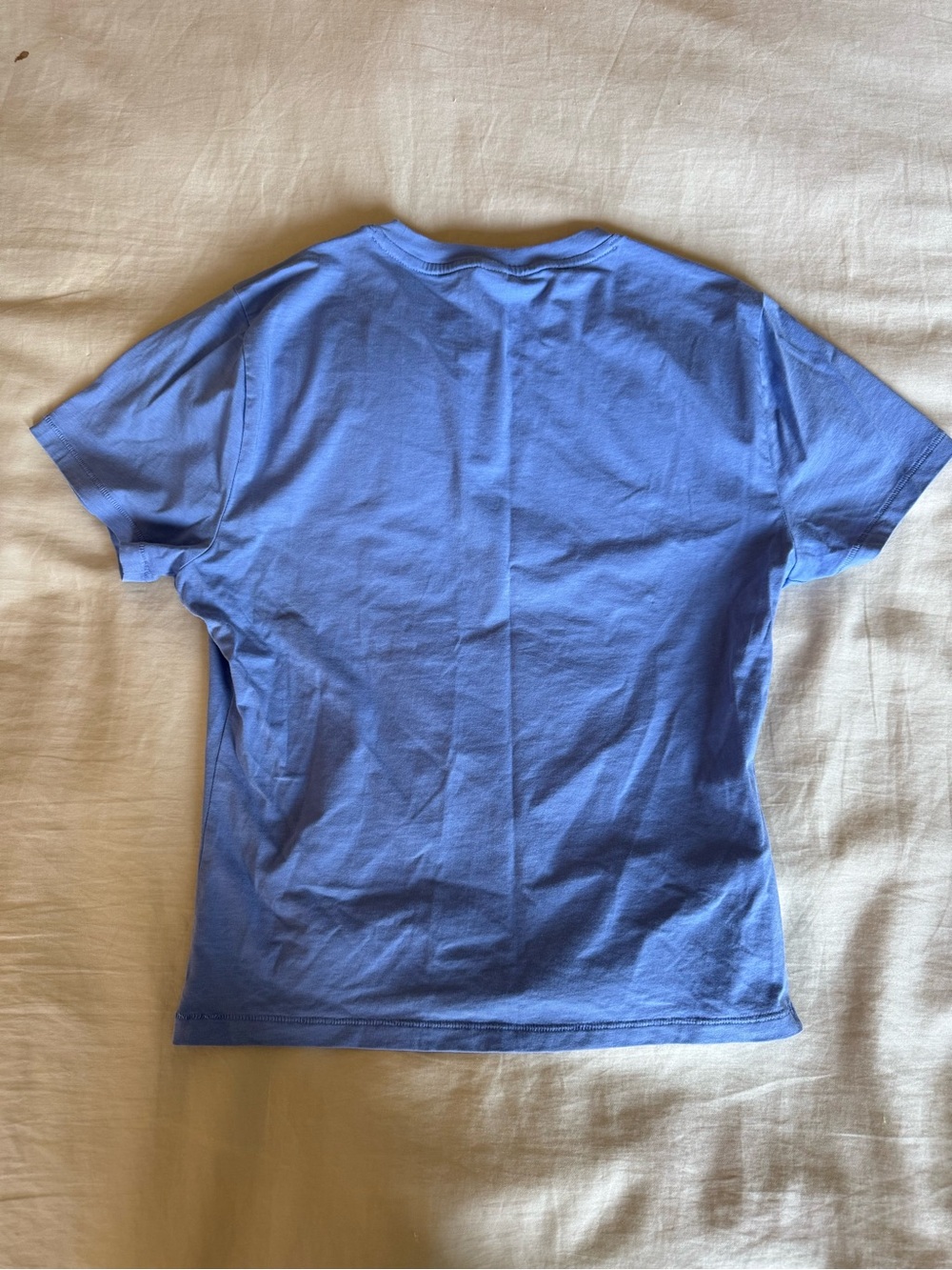 Vuori Short Sleeve Crew Tee in Periwinkle Blue - Picture 3 of 4